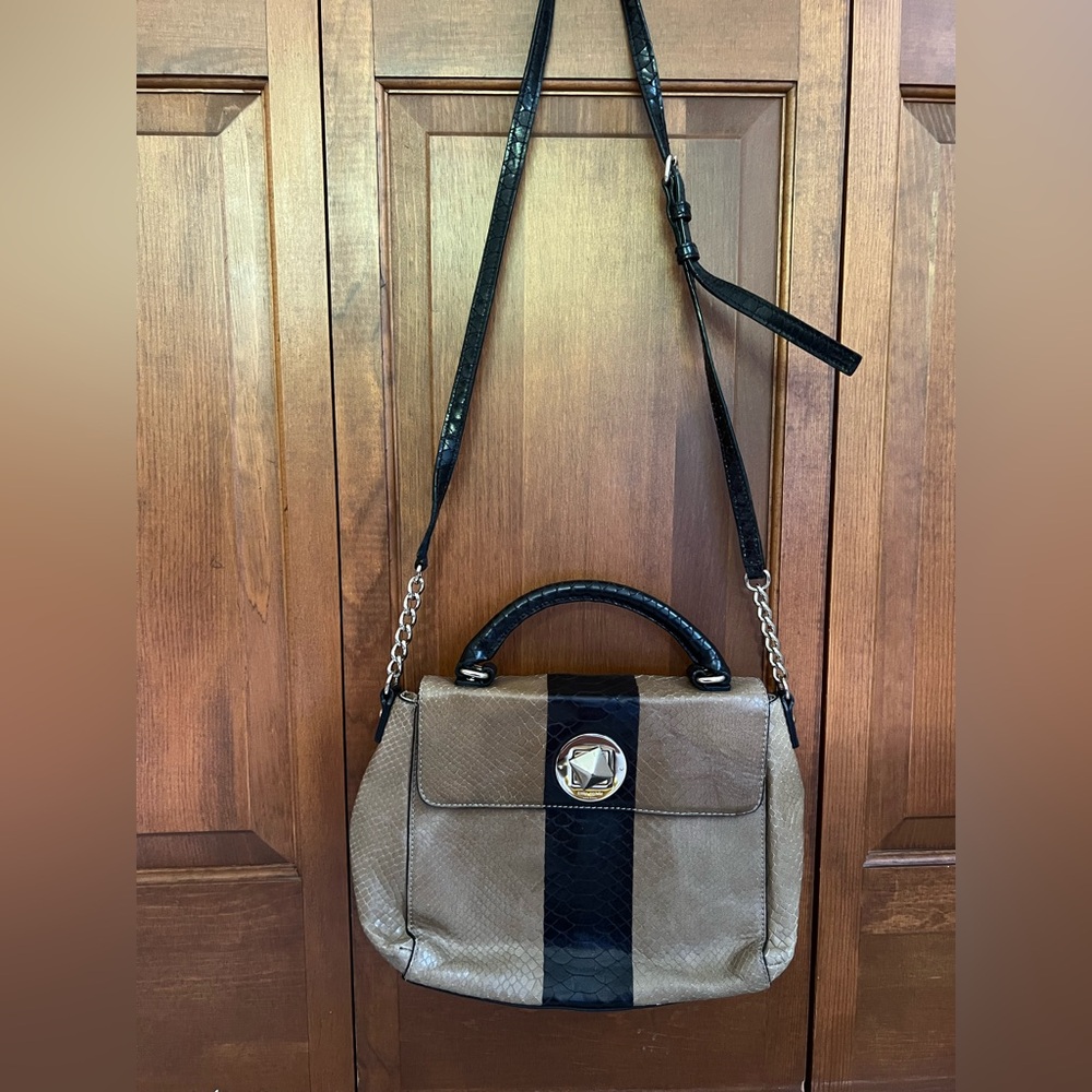Kate Spade Black and Tan Crossbody Bag